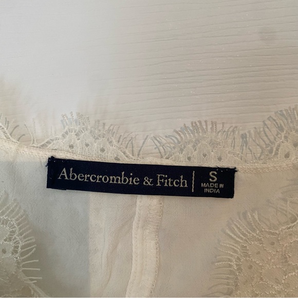 White Abercrombie & Fitch tank top. Size small - Picture 2 of 4